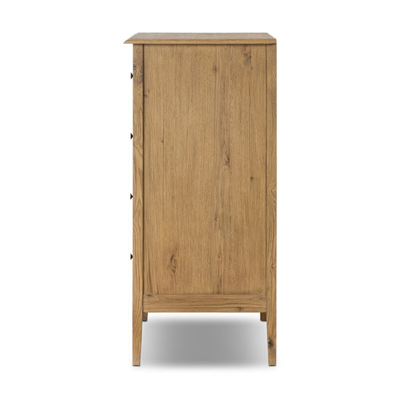 Maggie Tall Chest - Aged Smoked Oak