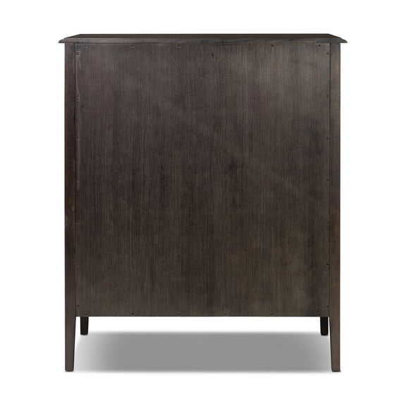 Maggie Tall Chest - Smoked Black Oak