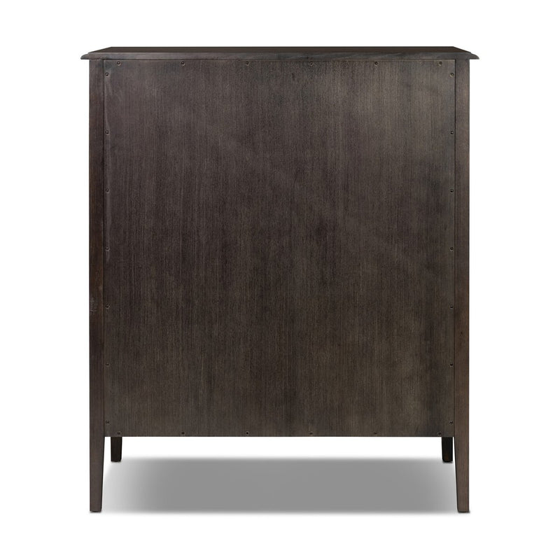 Maggie Tall Chest - Smoked Black Oak
