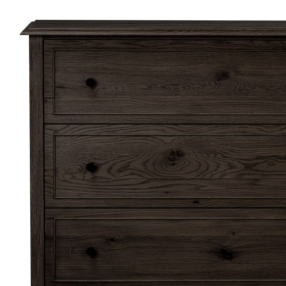 Maggie Tall Chest - Smoked Black Oak
