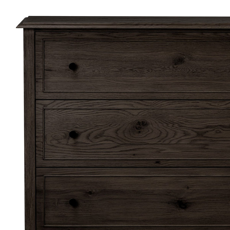Maggie Tall Chest - Smoked Black Oak