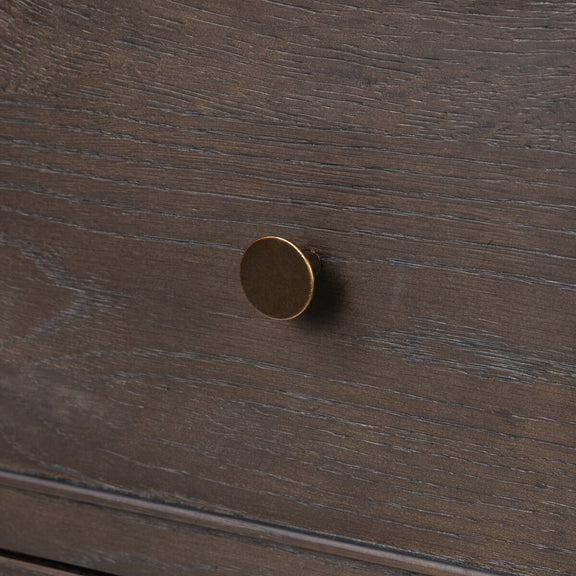 Maggie Tall Chest - Smoked Black Oak