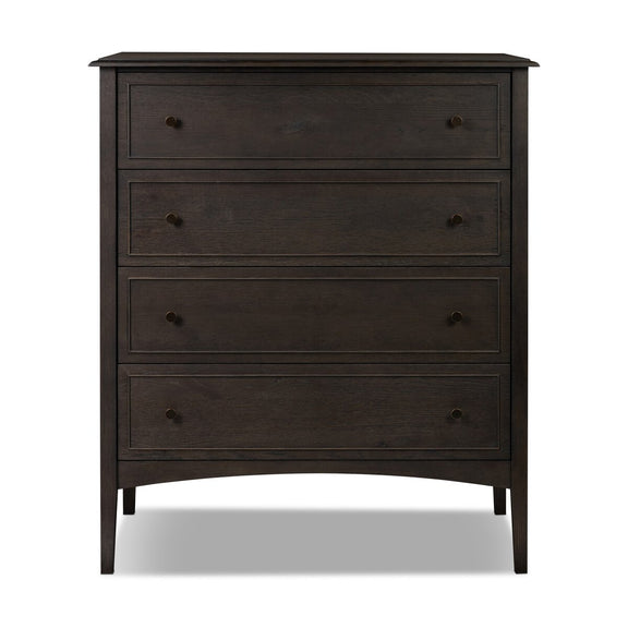 Maggie Tall Chest - Smoked Black Oak