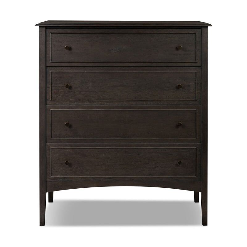 Maggie Tall Chest - Smoked Black Oak