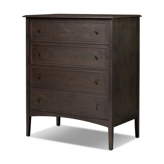Maggie Tall Chest - Smoked Black Oak