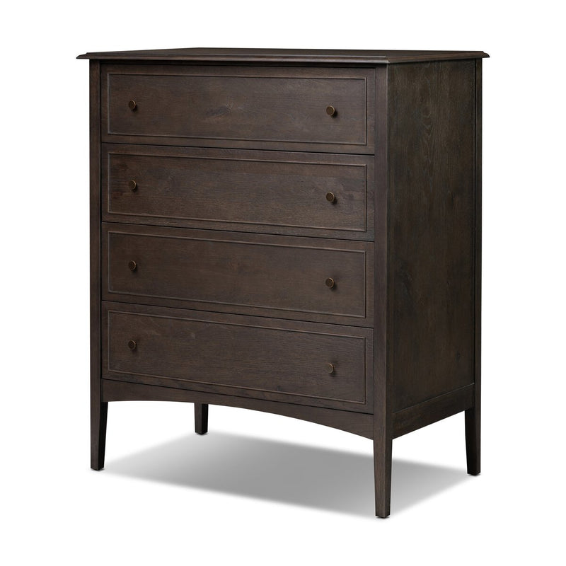 Maggie Tall Chest - Smoked Black Oak