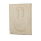 Vase Relief Sculpture Set - Natural Paper Mache