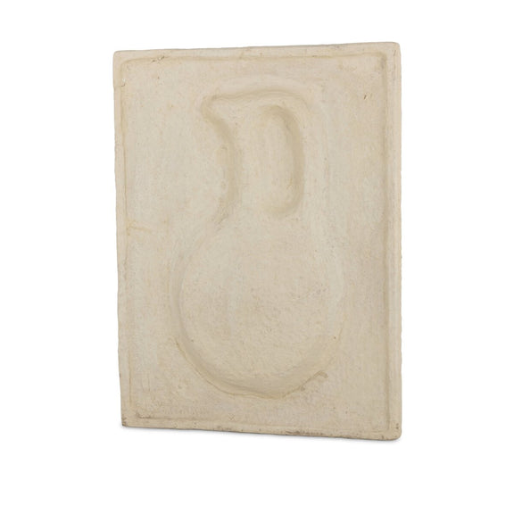 Vase Relief Sculpture Set - Natural Paper Mache