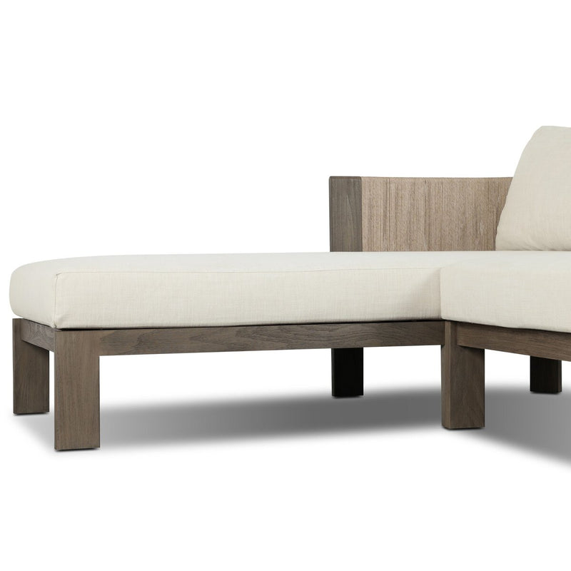 Delancy Outdoor 2-Piece Sectional - Vergo Cream
