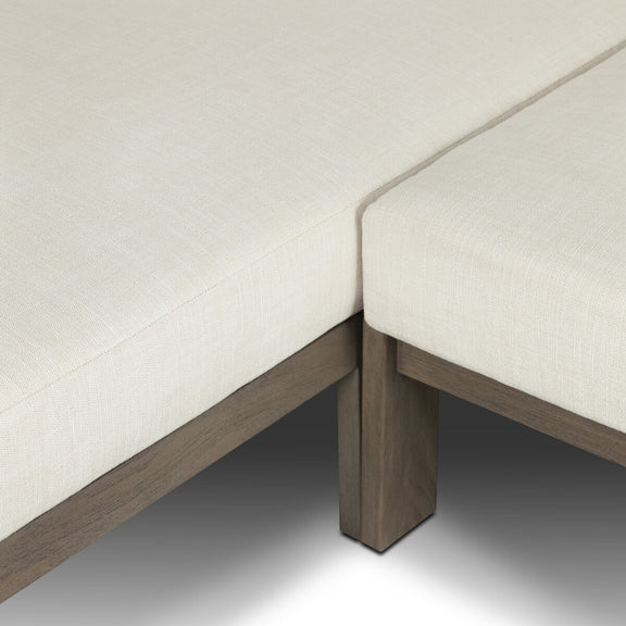 Delancy Outdoor 2-Piece Sectional - Vergo Cream
