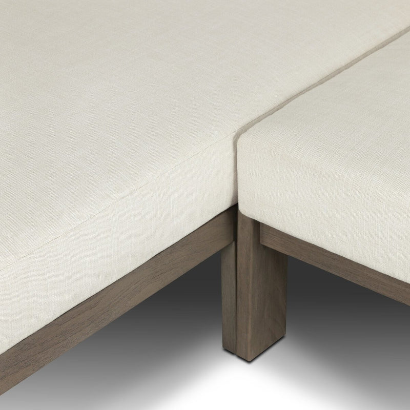 Delancy Outdoor 2-Piece Sectional - Vergo Cream