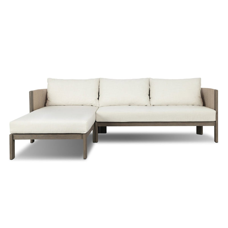 Delancy Outdoor 2-Piece Sectional - Vergo Cream