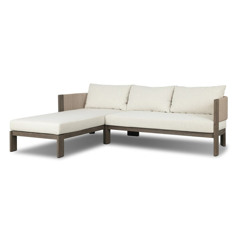 Delancy Outdoor 2-Piece Sectional - Vergo Cream