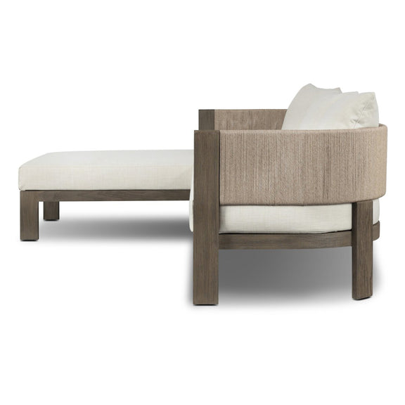 Delancy Outdoor 2-Piece Sectional - Vergo Cream