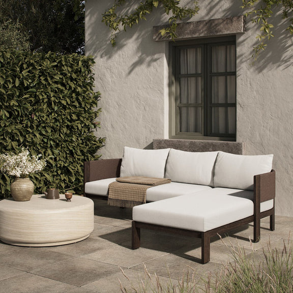 Delancy Outdoor 2-Piece Sectional - Arashi Salt