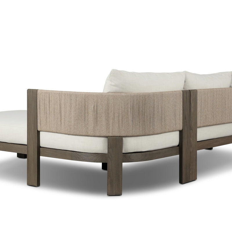 Delancy Outdoor 2-Piece Sectional - Vergo Cream