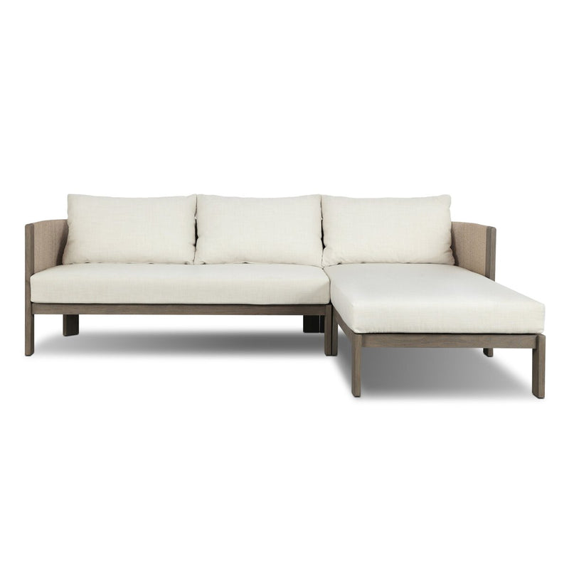 Delancy Outdoor 2-Piece Sectional - Vergo Cream