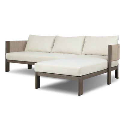Delancy Outdoor 2-Piece Sectional - Vergo Cream