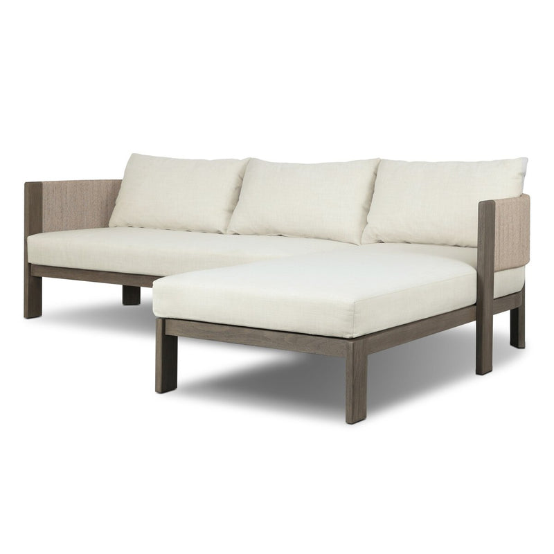 Delancy Outdoor 2-Piece Sectional - Vergo Cream