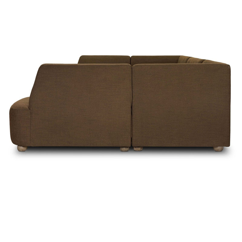 Clemence Dining Banquette U-Shape - Crypton Nomad Mushroom