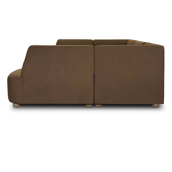 Clemence Dining Banquette U-Shape - Crypton Nomad Mushroom