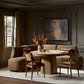 Clemence Dining Banquette L-Shape - Crypton Nomad Mushroom