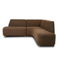 Clemence Dining Banquette L-Shape - Crypton Nomad Mushroom