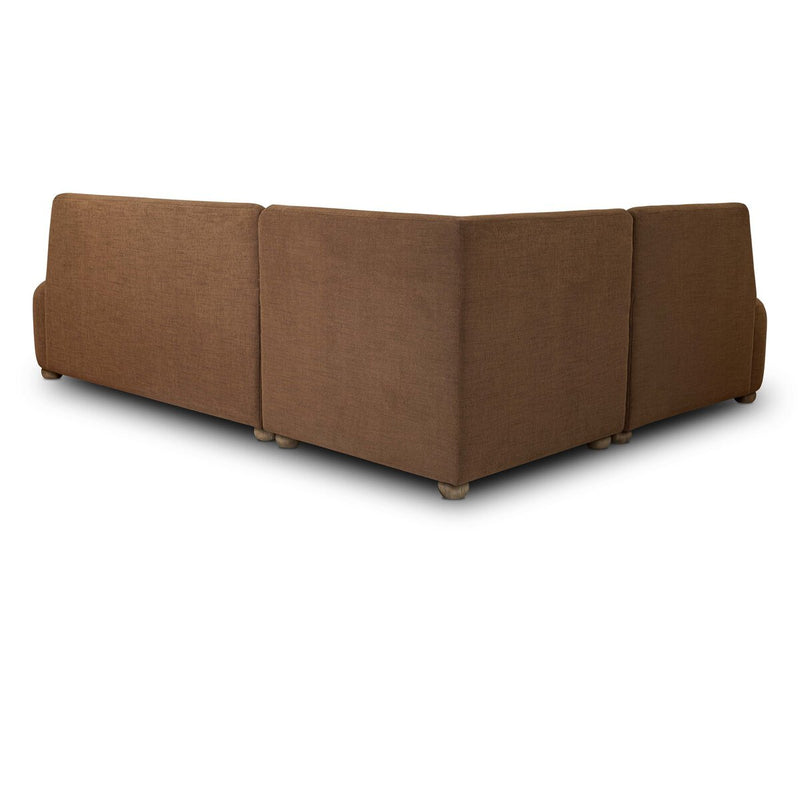 Clemence Dining Banquette L-Shape - Crypton Nomad Mushroom