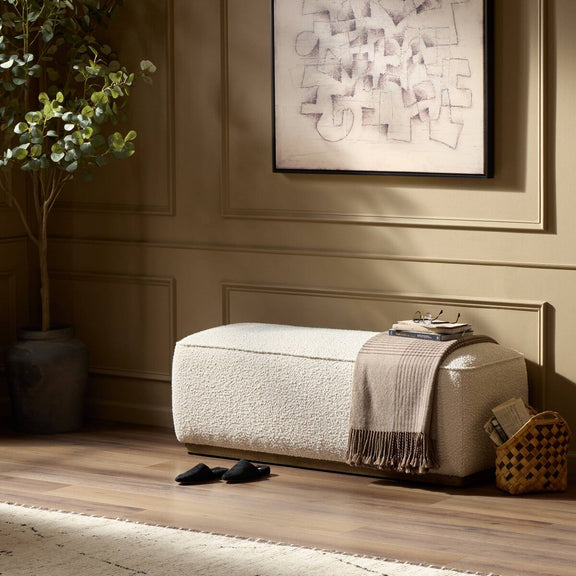 Sinclair Accent Bench- 55" - Knoll Natural