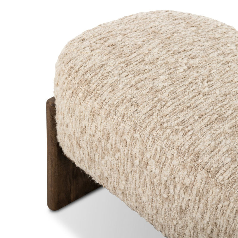 Kirby Accent Bench - Solema Cream