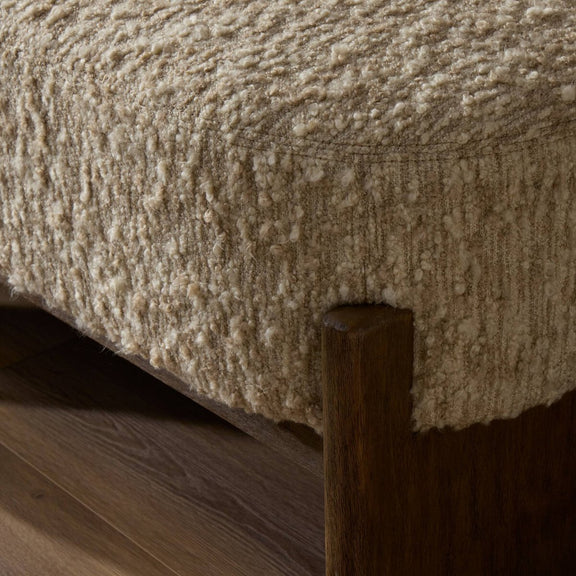Kirby Accent Bench - Solema Cream