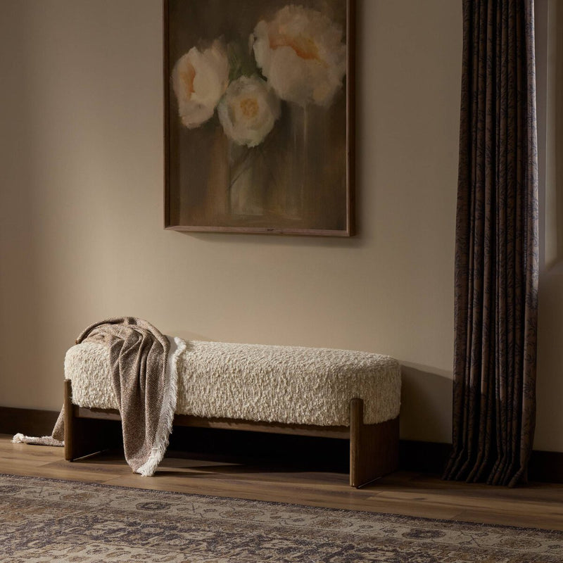 Kirby Accent Bench - Solema Cream