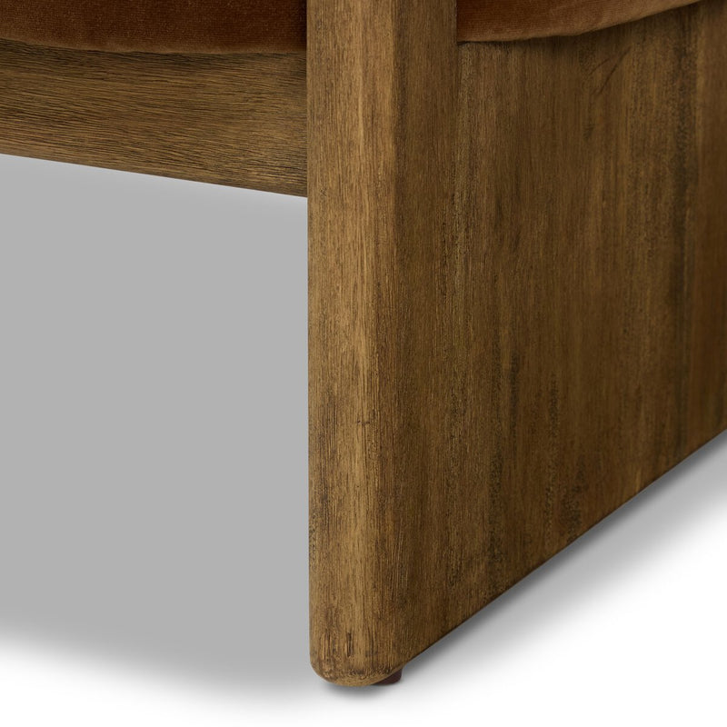 Kirby Accent Bench - Surrey Ochre