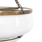 Brennock Pendant - Milk Glass