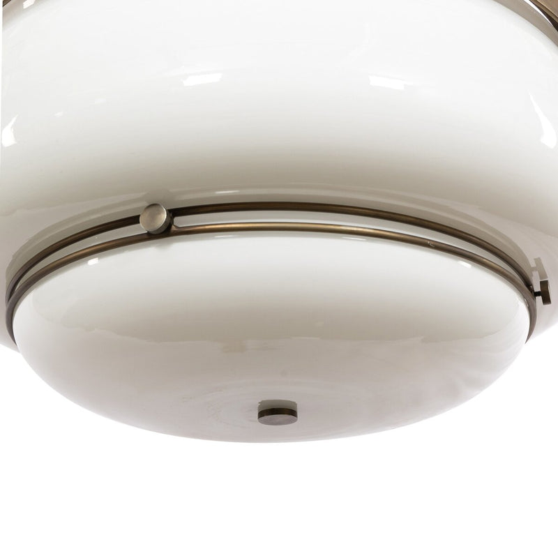 Brennock Pendant - Milk Glass