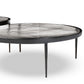 Yoko Nesting Tables - Set Of 2 - Clear Cast Glass