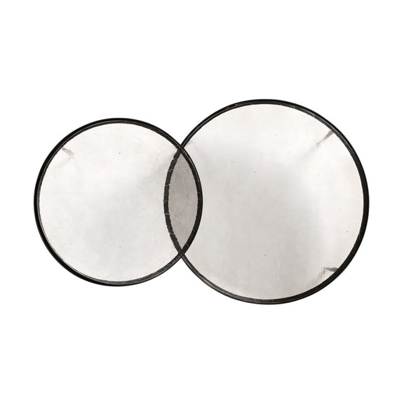Yoko Nesting Tables - Set Of 2 - Clear Cast Glass