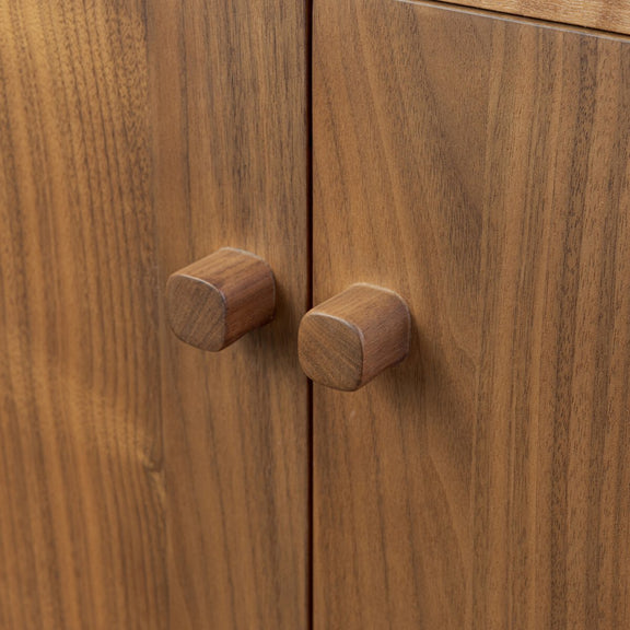Arturo 4 Door Sideboard - Natural Walnut