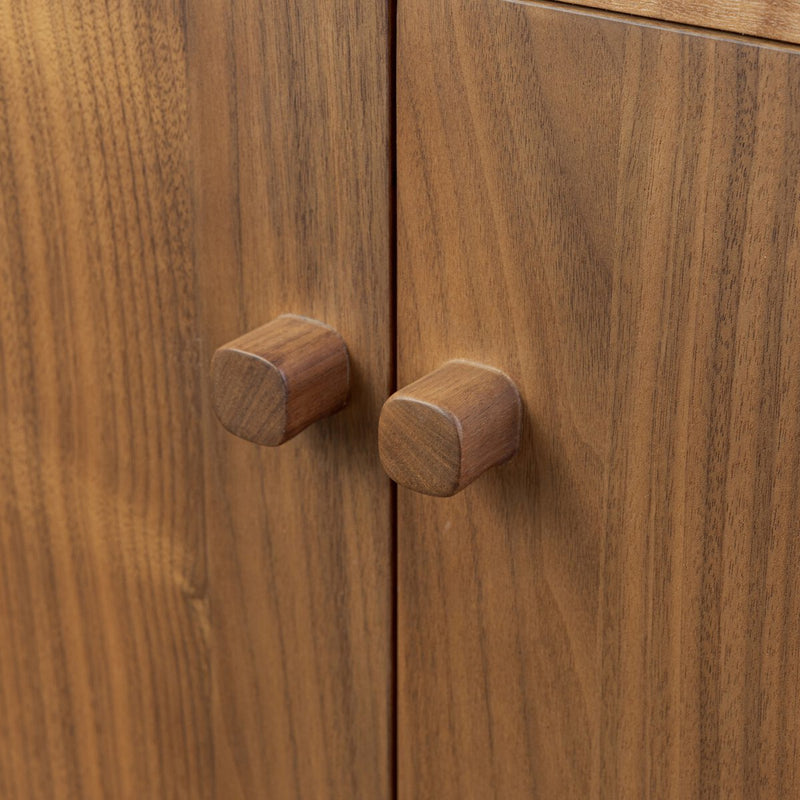 Arturo 4 Door Sideboard - Natural Walnut