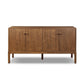 Arturo 4 Door Sideboard - Natural Walnut