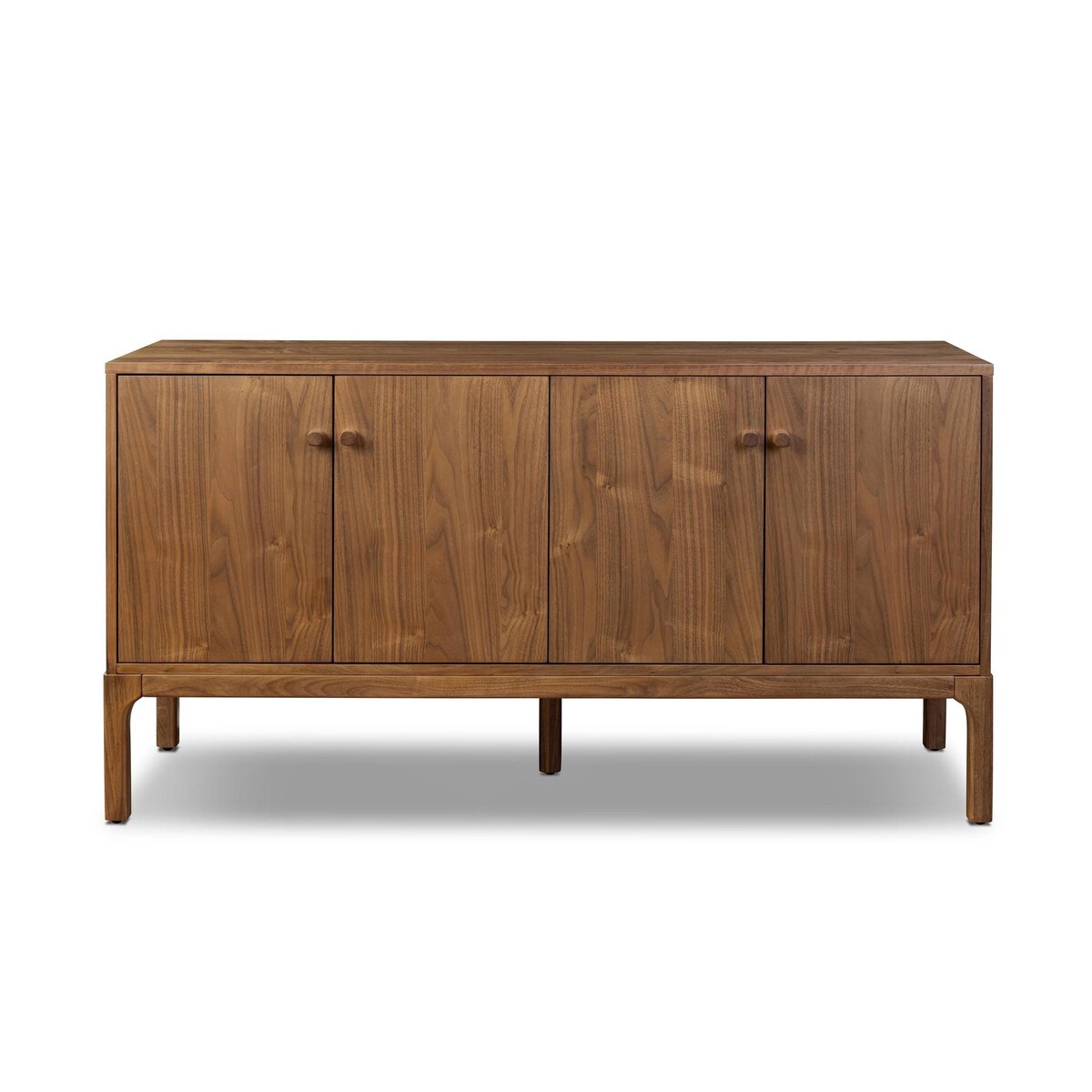 Arturo 4 Door Sideboard - Natural Walnut