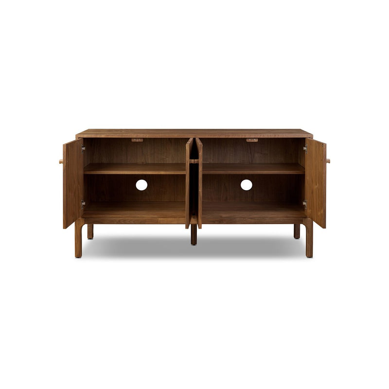Arturo 4 Door Sideboard - Natural Walnut