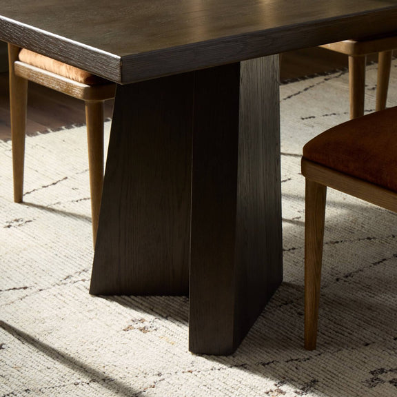 Shavano Dining Table - Espresso Oak Veneer
