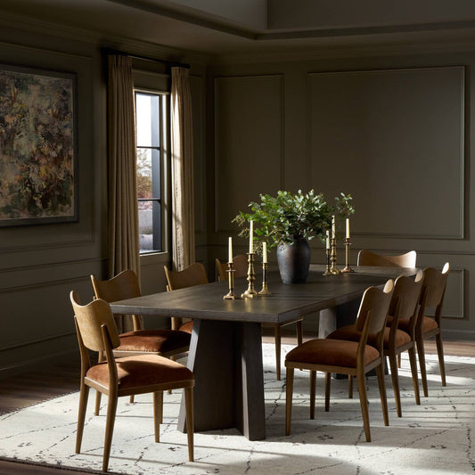Shavano Dining Table - Espresso Oak Veneer