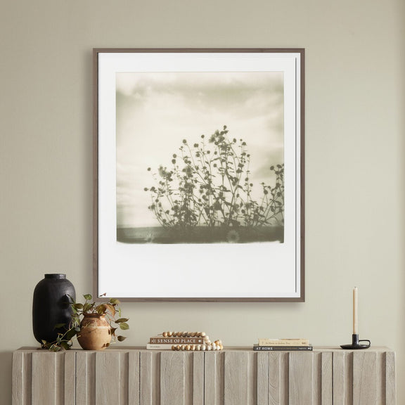 Sunflowers by Darden Smith - Rustic Walnut