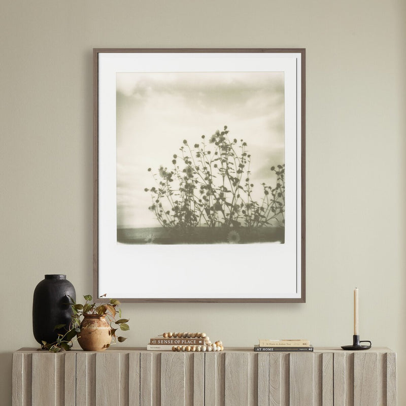 Sunflowers by Darden Smith - Rustic Walnut