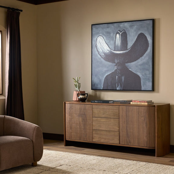 Ames Sideboard - Textured Brown Walnut
