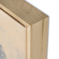 Blue Flowers No. 1 by Benjamin Galvan - Natural Maple Floater