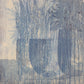 Blue Flowers No. 1 by Benjamin Galvan - Natural Maple Floater