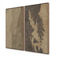Pinecorn III Diptych by Kimmy Quillin - White Oak Floater